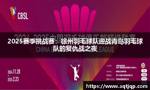 2025赛季挑战赛：徐州羽毛球队迎战青岛羽毛球队的复仇战之夜